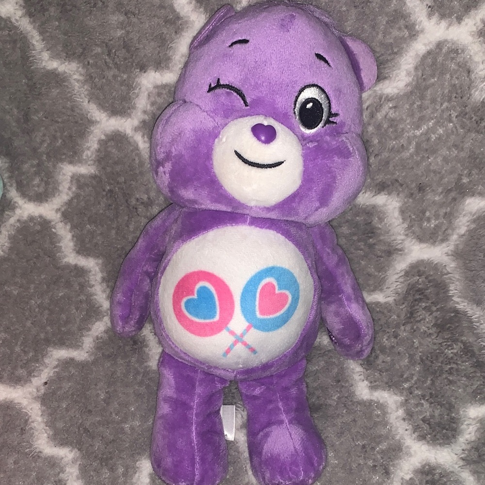 Care Bears Plush Set - Blue, Green, Pink, Purple - Picture 2 of 5